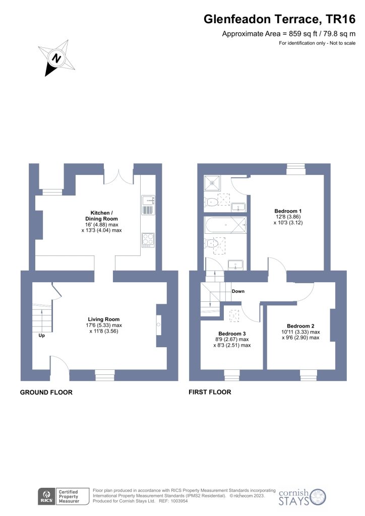 Seaside Cottage Floorplan